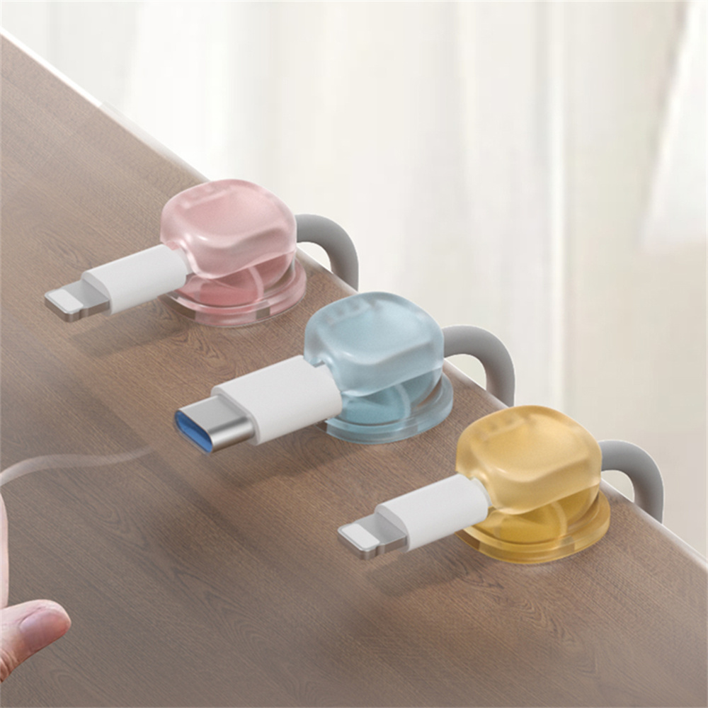 3 Transparent Color Magnetic C - đánh giá và giá Desk Cable Clip