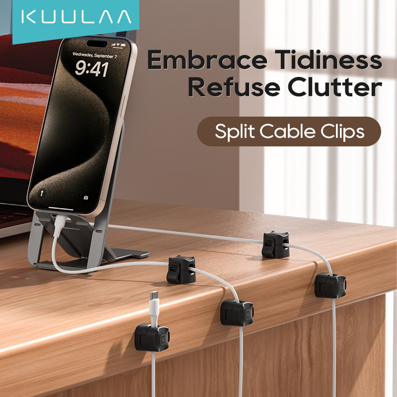 KUULAA 3/6 Pcs Cable Clip Cabl - đánh giá và giá Desk Cable Clip