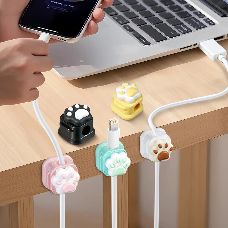 Desktop Cute Cable Organizers  - đánh giá và giá Desk Cable Clip