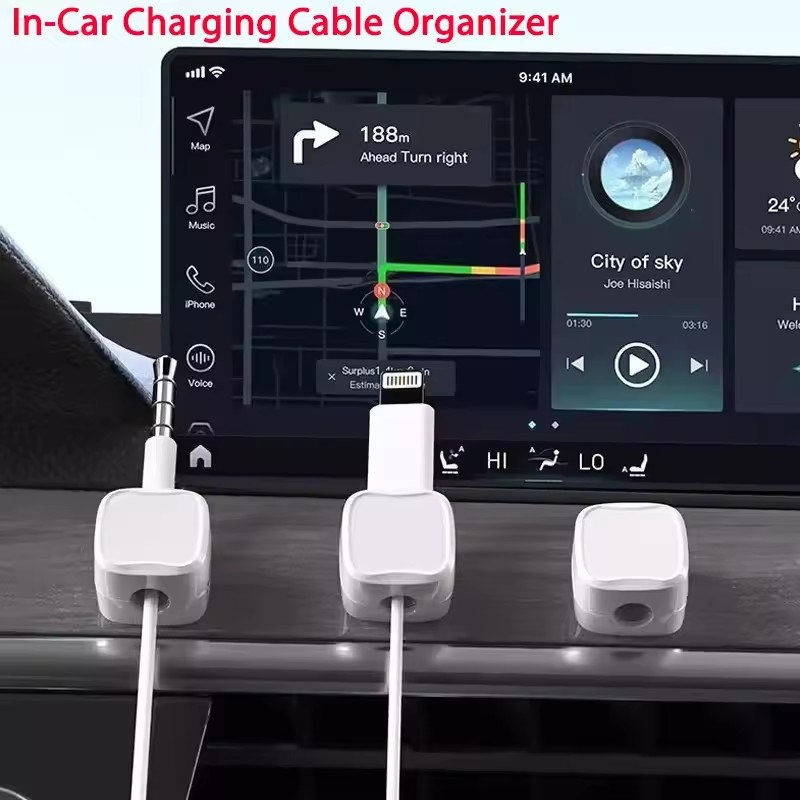 Magnetic Cable Clip Winder Hol - đánh giá và giá Desk Cable Clip