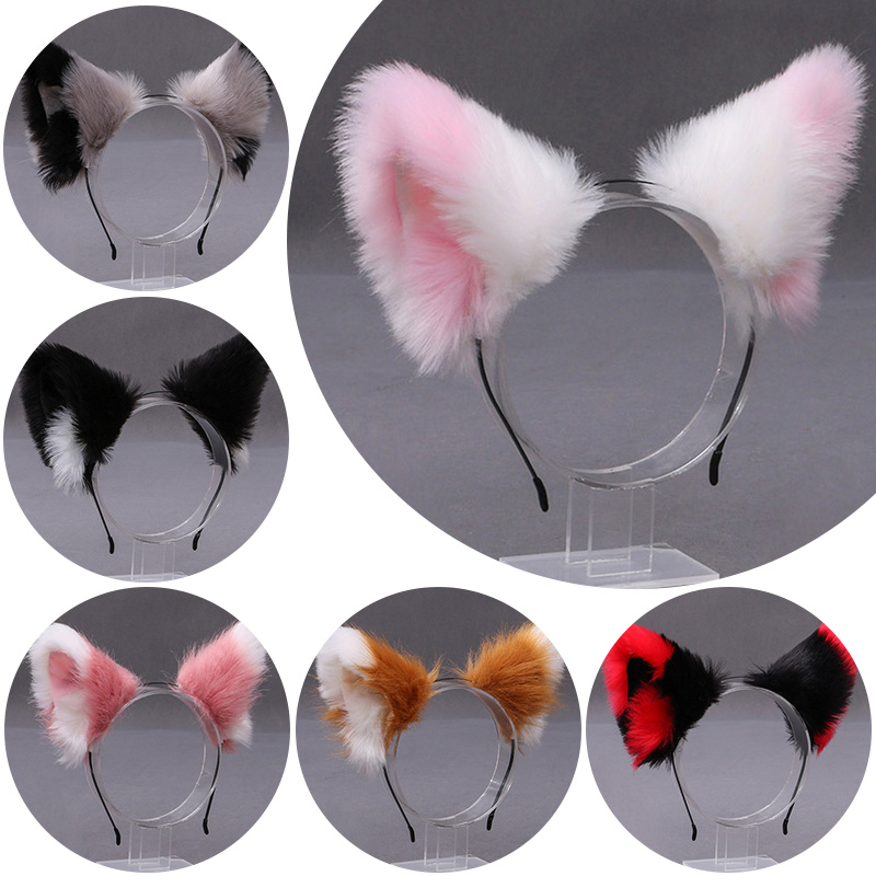 Fluffy Fox Cat Ear Plush Headb - đánh giá và giá Tech Hair Accessories