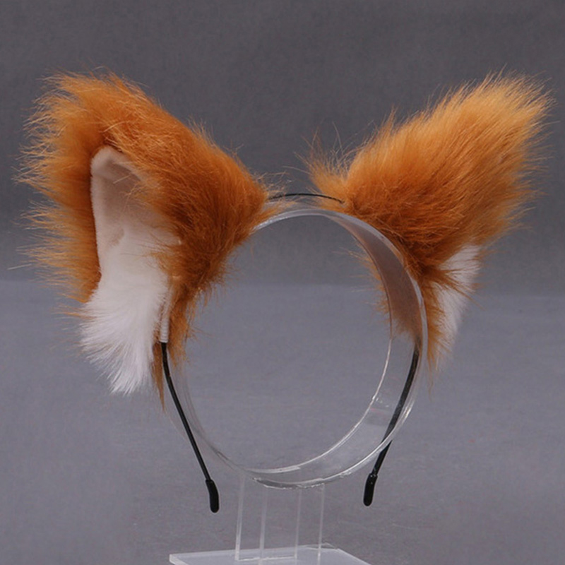 Fluffy Fox Cat Ear Plush Headb - đánh giá và giá Tech Hair Accessories