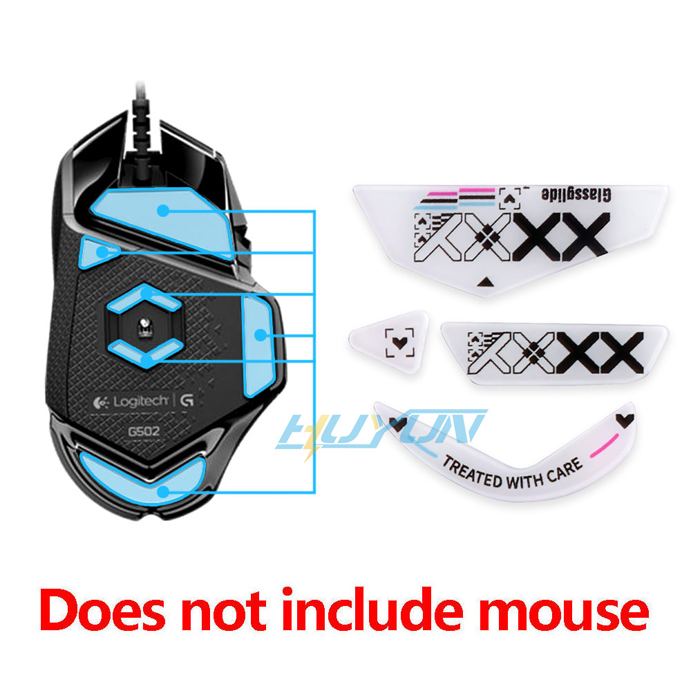 Tempered glass foot pads are s - đánh giá và giá Logitech Mouse G502