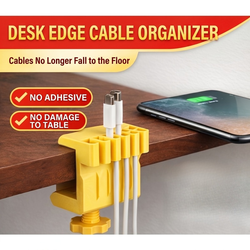 3 desktop cable manager clips  - đánh giá và giá Desk Cable Clip