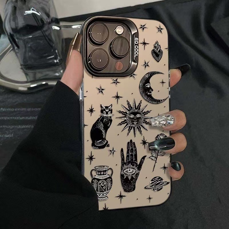 Sun Moon Cat Luxury Phone Case - đánh giá và giá Tech Accessories Iphone