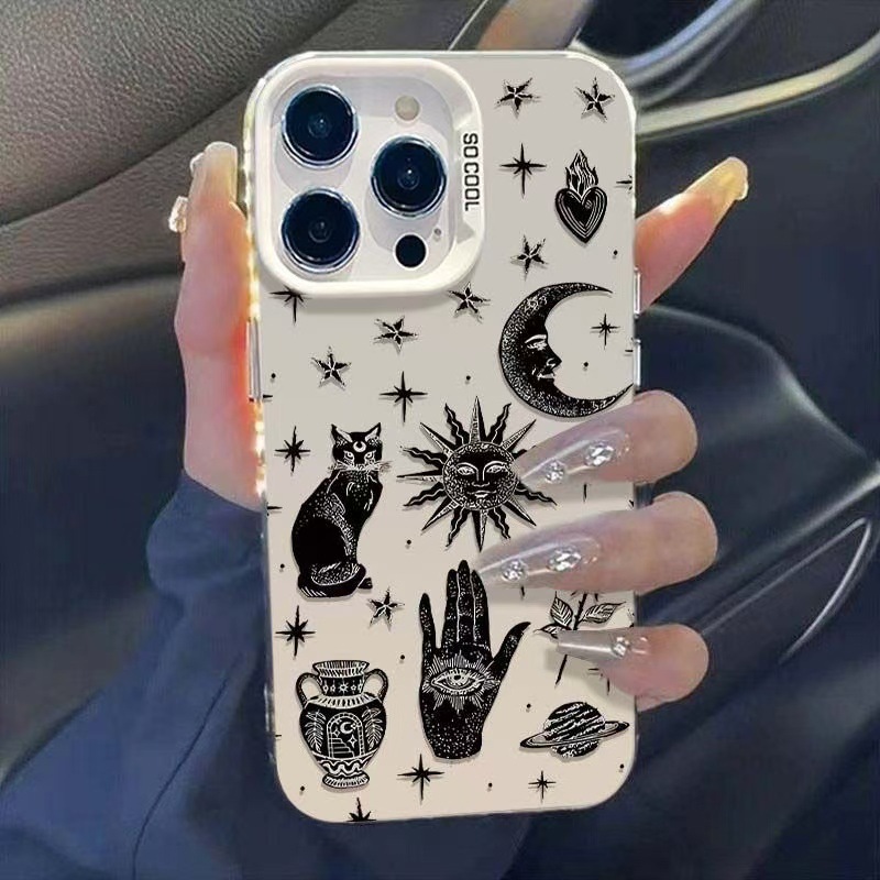 Sun Moon Cat Luxury Phone Case - đánh giá và giá Tech Accessories Iphone