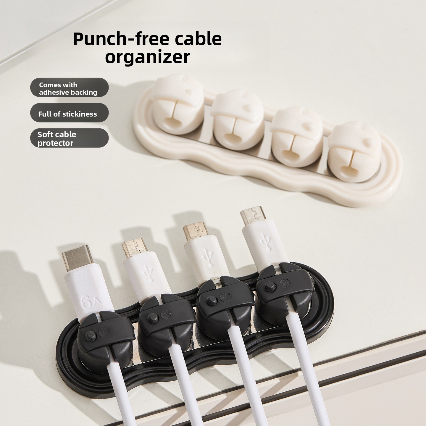 Magnetic Self-adhesive Cable O - đánh giá và giá Desk Cable Clip