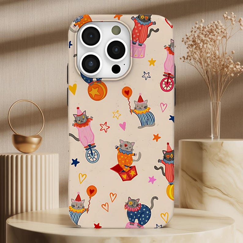 Circus Cat IPhone Case Kitten  - đánh giá và giá Tech Accessories Iphone