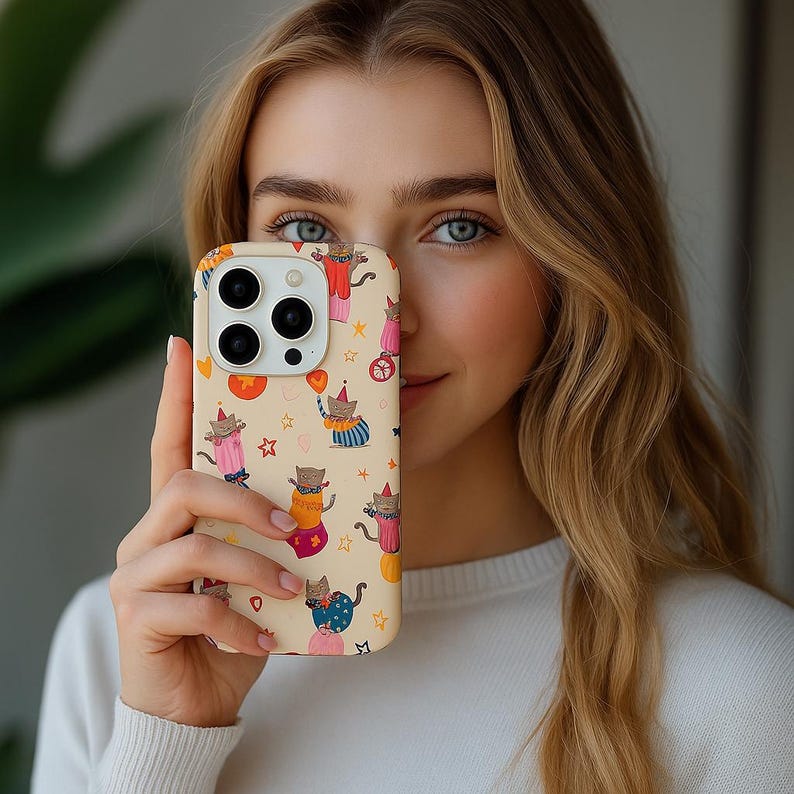 Circus Cat IPhone Case Kitten  - đánh giá và giá Tech Accessories Iphone
