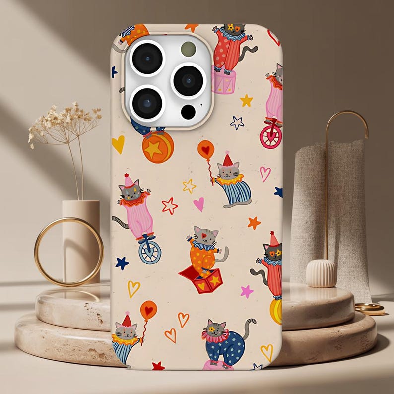 Circus Cat IPhone Case Kitten  - đánh giá và giá Tech Accessories Iphone