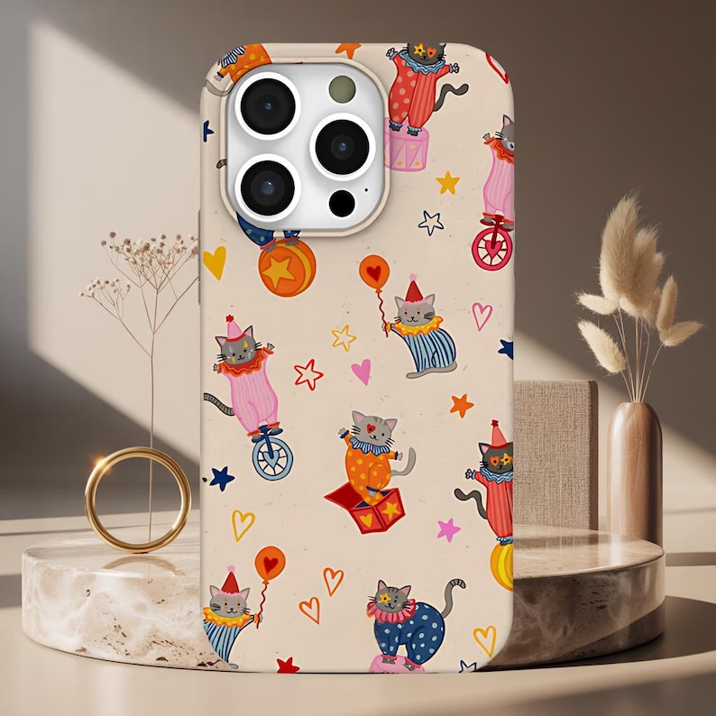Circus Cat IPhone Case Kitten  - đánh giá và giá Tech Accessories Iphone