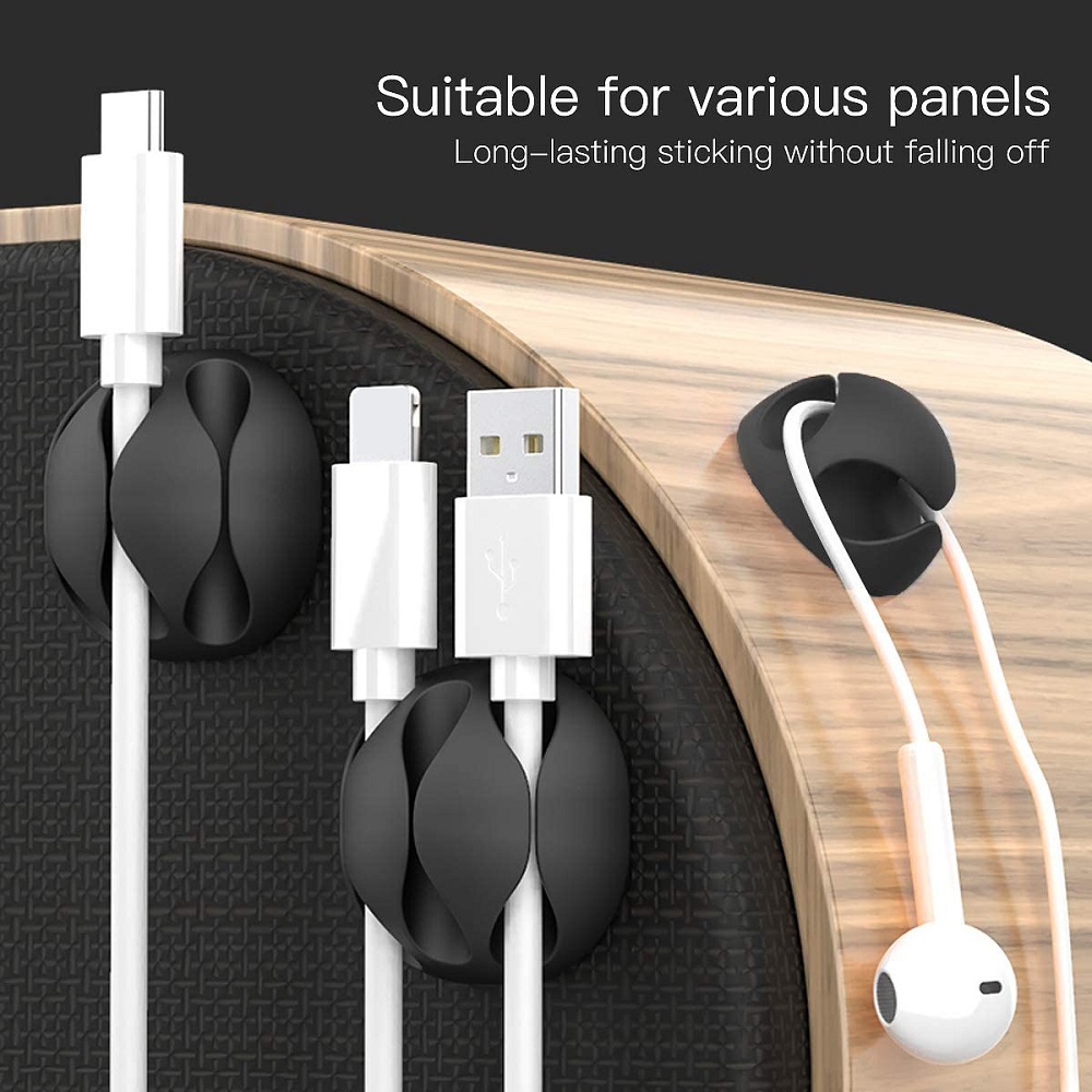 IBudim Cáp Nhà Tổ Chức Silicon - đánh giá và giá Desk Cable Clip