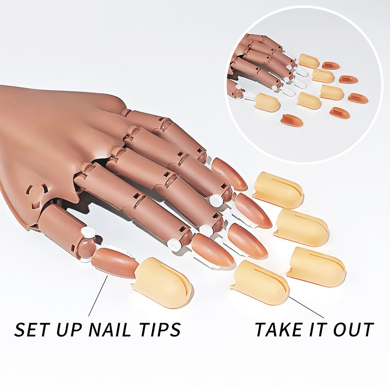 Nail Fake Practice Hand Movabl - đánh giá và giá Tech Accessories Products