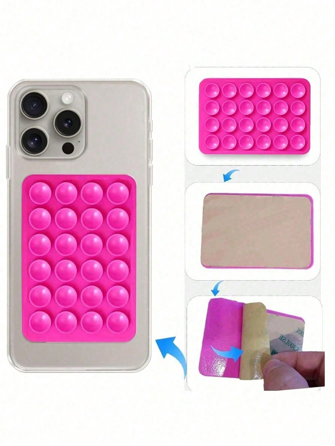 Silicone Suction Cup Square Ph - đánh giá và giá Tech Accessories Iphone