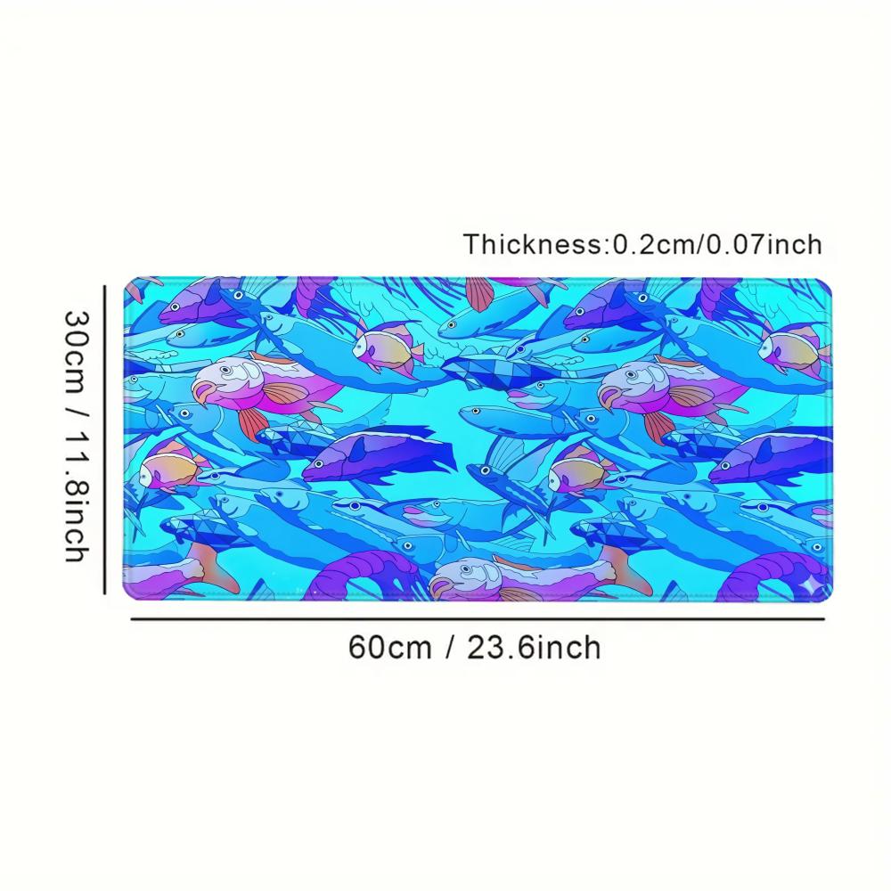 HD Printing Fish Rubber Mouse  - đánh giá và giá Tech Accessories For Desk